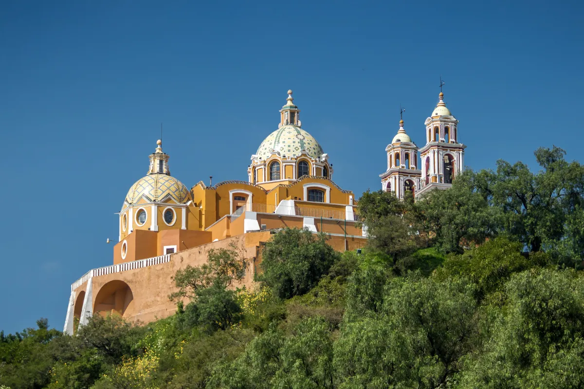 Plomeros en Cholula